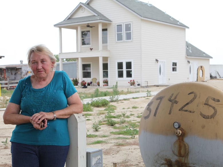 Ruth Griffin says she spent her life savings building her dream home in Kingsburg, California. But she can't move in because her private well is dry.